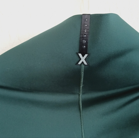 Savage X Fenty Forest Green Leggings Super High Waist Smoothing Flattering Plus - Picture 7 of 9